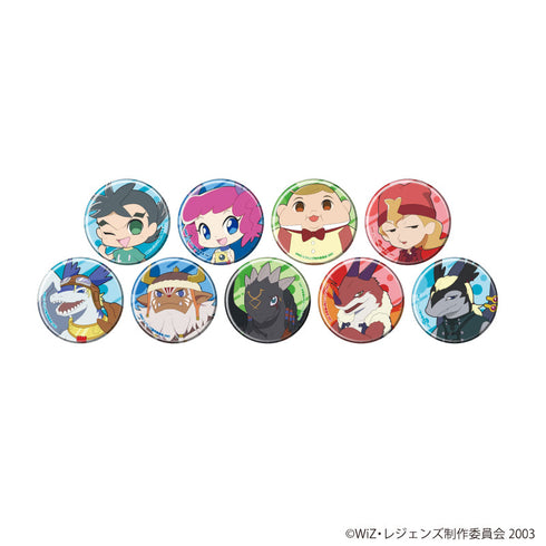 『レジェンズ 甦る竜王伝説』缶バッジ02/BOX(全9種)(ミニキャライラスト)